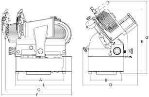 Слайсер Sirman Palladio 300 Automec CE hladon