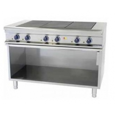 Плита 6 конфорочная 700 серии Kogast ES-T67/P 55833