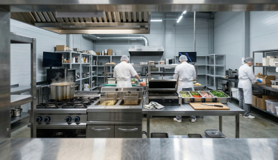 Dark kitchen (1 бренд) 50–100 м² 200–500 заказов