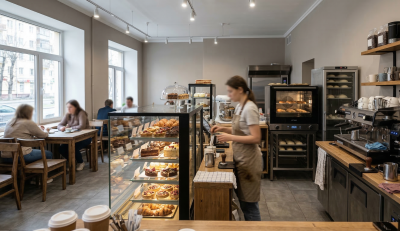 Кофейня-кондитерская / пекарня-кофейня (50–100 м²)