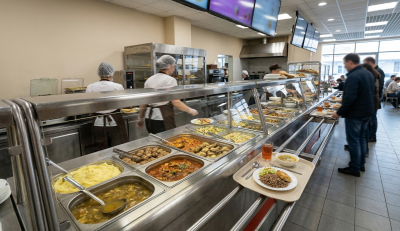 Столовая в ТЦ / бизнес-центре