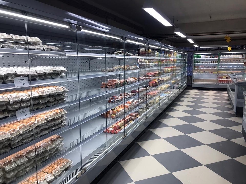 Поставка холодильного оборудования для продуктового магазина в Якутске