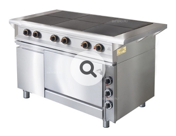 Плита 6 конфорочная 700 серии Iterma ПКИ-1200/700М-6/3 индукция