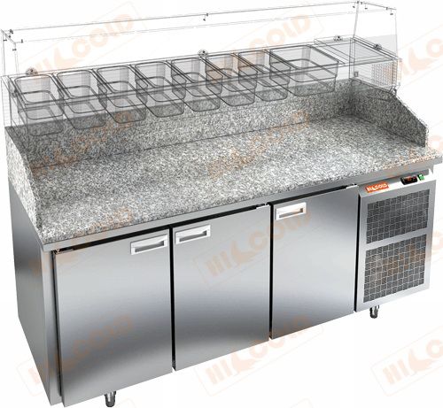 Стол для пиццы Hicold PZ3-111/GN hladon