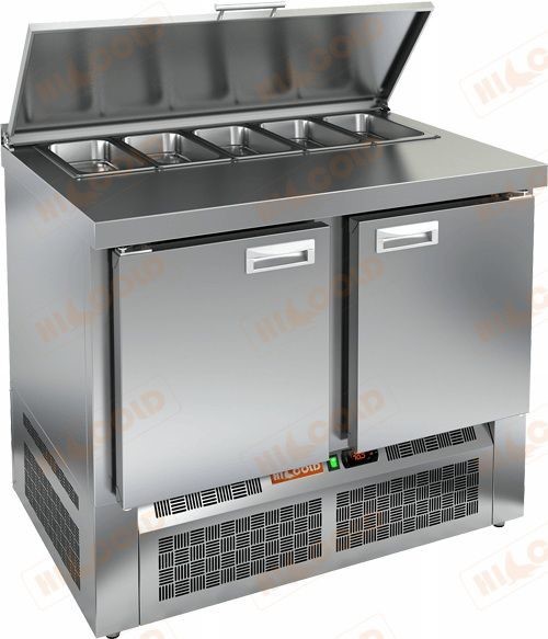 Стол холодильный для салатов Hicold SLE1-11GN (1/3)