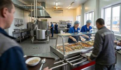 Столовая вахтового посёлка / строительной площадки 100–500