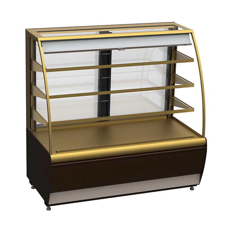 ВИТРИНА ХОЛОДИЛЬНАЯ КОНДИТЕРСКАЯ K70 VM 0,9-2 STANDARD ВЕРСИЯ 2.0 9005-0109 ОТКРЫТАЯ ГОРКА