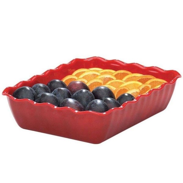 САЛАТНИК CAMBRO С ДЕКОРАТИВНЫМИ БОРТАМИ 26,5 Х 33,5 Х 8 СМ DC10404