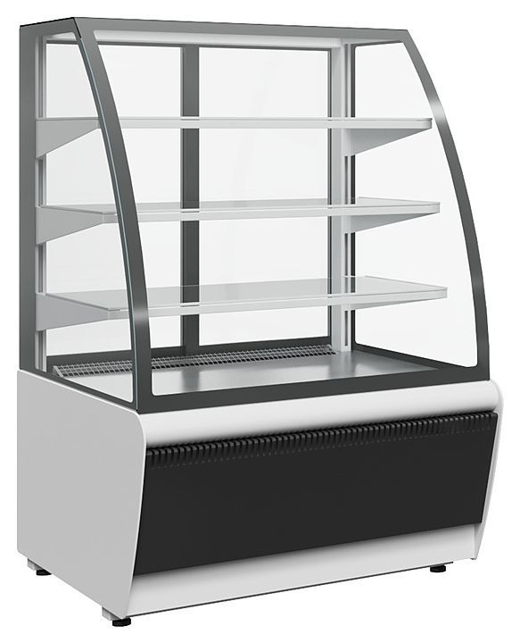 ВИТРИНА ХОЛОДИЛЬНАЯ КОНДИТЕРСКАЯ K70 VV 0,9-1 STANDARD 9006-9005 (ВХСВ-0,9Д CARBOMA ЛЮКС) ТЕХНО