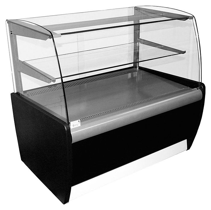 Витрина холодильная кондитерская K70 VM 1,3-12 Light 0011-9005 (ВХСВ-1,3Д Carboma Mini) техно