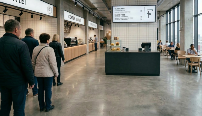 Кофе + десерты (на фудкорте) (8–15 м²)