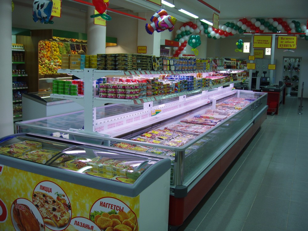 Поставка торгового и холодильного оборудования для магазина в Мурманске