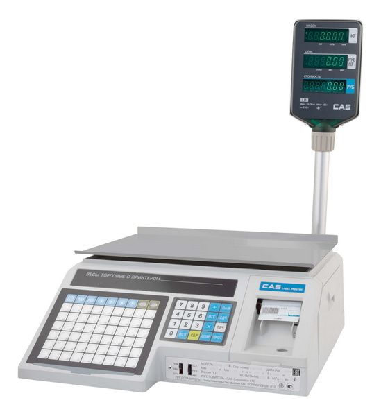 Весы эл.торговые CAS LP-6R (V 1.6) TCP-IP hladon