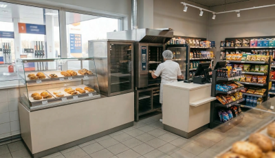 Пекарня «допечка» (магазин, АЗС, кафе) 10–30 м²