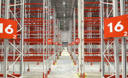 Паллетный фронтальный стеллаж G50 hladon