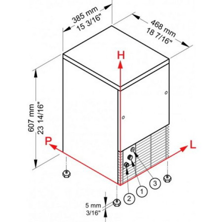 Льдогенератор Brema IMF 26A HC пальчики hladon