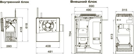 Сплит-система Polair SM 113 S hladon