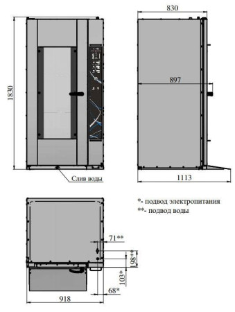 Шкаф расстоечный ШРТ-16П hladon