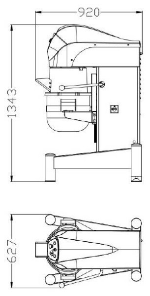Миксер планетарный Starmix PL30NVF hladon
