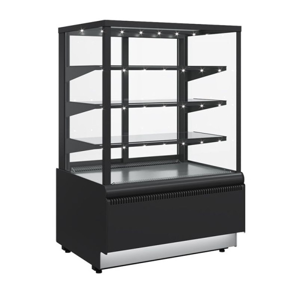 Витрина холодильная кондитерская KC70 VV 1,3-1 Standard версия 2.0 9005 hladon