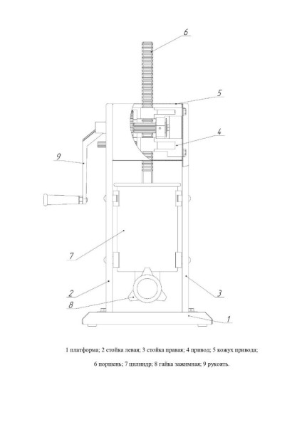 Шприц колбасный вертикальный ШКВ-3 hladon