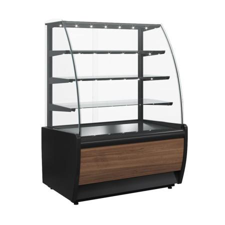 Витрина хлебная K70 N 0,9-2 Light 0012-0109 (хлебная 0,9 Carboma) без фронтального стекла hladon