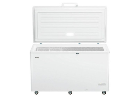 Ларь морозильный с белой крышкой Haier HCE430RFC hladon