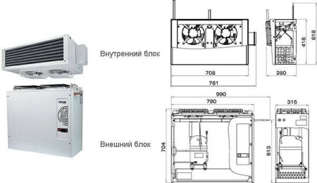 Сплит-система Polair SM 222 S hladon