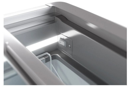Ларь морозильный с гнутым стеклом Haier SD-416 AE hladon