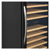 Шкаф винный Tefcold TFW200-F черный, дверь без рамы hladon