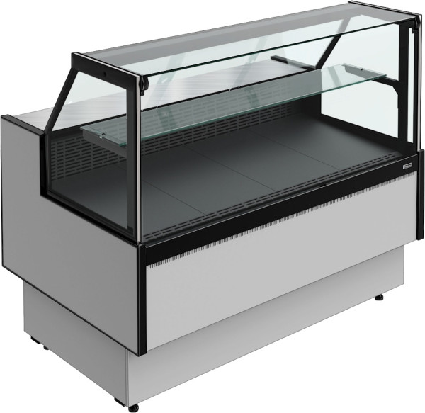 Витрина холодильная GC95 VM 1,5-1 с боковинами версия 2.0 9006-9005 hladon