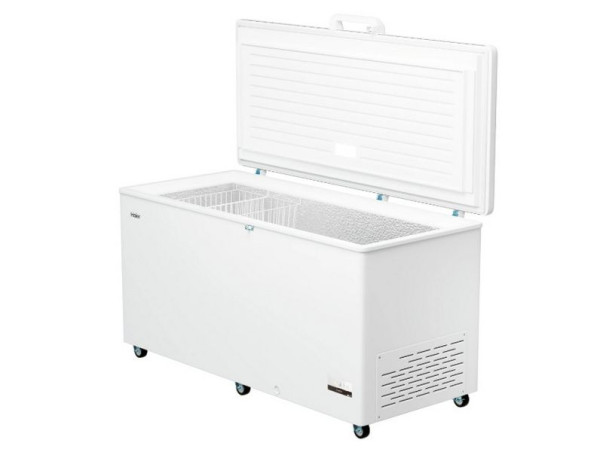 Ларь морозильный с белой крышкой Haier HCE520RFC hladon