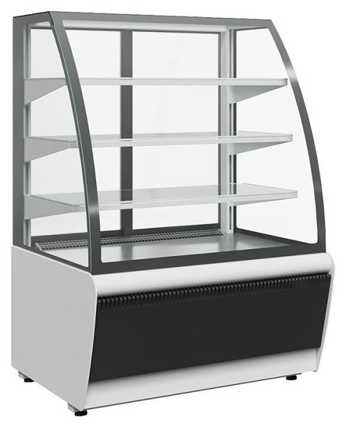 ВИТРИНА ХОЛОДИЛЬНАЯ КОНДИТЕРСКАЯ K70 VV 0,9-1 STANDARD 9006-9005 (ВХСВ-0,9Д CARBOMA ЛЮКС) ТЕХНО