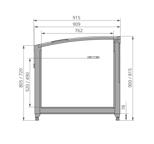 Ларь-бонета Brandford Polo Торцевая hladon