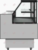 Витрина холодильная GC85 VM 1,5-1 с боковинами версия 2.0 9006-9005 hladon