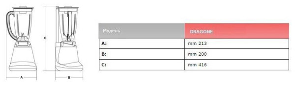 Блендер Sirman Dragone CE hladon