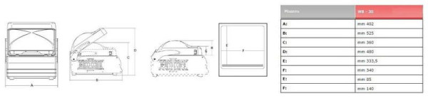 Аппарат упаковочный вакуумный Sirman W8 30 Easy Touch DX hladon