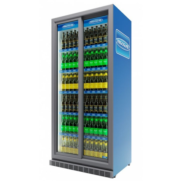 Холодильник Frigoglass Max 1000 SD серый купе hladon