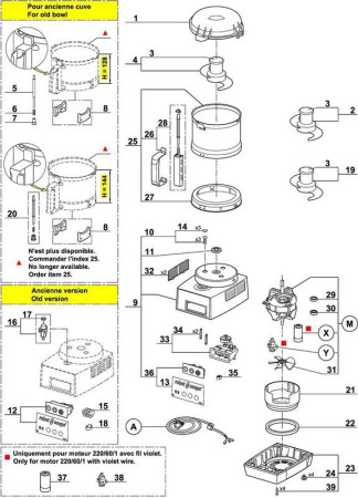 КРЫШКА ROBOT COUPE 106458S hladon